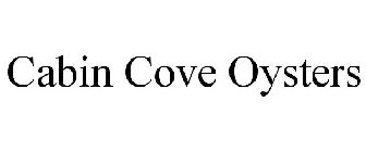 CABIN COVE OYSTERS