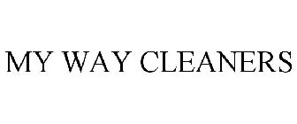 MY WAY CLEANERS