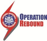 NBA PLAYERS · NATIONAL BASKETBALL · PLAYERS ASSOCIATION OPERATION REBOUND