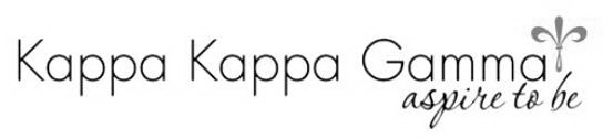 KAPPA KAPPA GAMMA ASPIRE TO BE