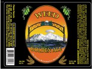 MOUNT SHASTA BREWING COMPANY WEED GOLDEN ALE