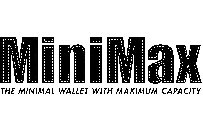 MINIMAX THE MINIMUM WALLET WITH MAXIMUM CAPACITY