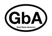 GBA GOD BLESS AMERICA.