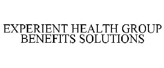 EXPERIENT HEALTH GROUP BENEFITS SOLUTIONS