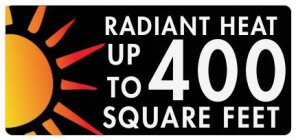 RADIANT HEAT UP TO 400 SQUARE FEET
