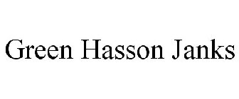 GREEN HASSON JANKS