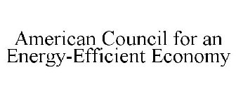 AMERICAN COUNCIL FOR AN ENERGY-EFFICIENT ECONOMY