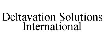 DELTAVATION SOLUTIONS INTERNATIONAL