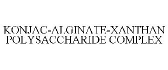KONJAC-ALGINATE-XANTHAN POLYSACCHARIDE COMPLEX