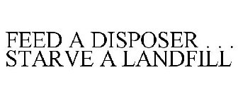 FEED A DISPOSER . . . STARVE A LANDFILL
