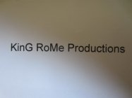 KING ROME PRODUCTIONS