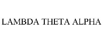 LAMBDA THETA ALPHA