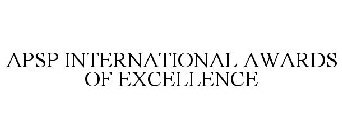 APSP INTERNATIONAL AWARDS OF EXCELLENCE