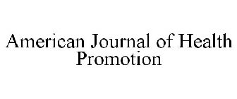 AMERICAN JOURNAL OF HEALTH PROMOTION