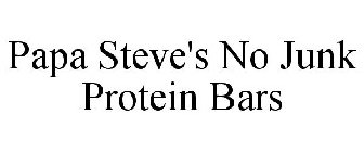 PAPA STEVE'S NO JUNK PROTEIN BARS