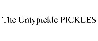 THE UNTYPICKLE PICKLES