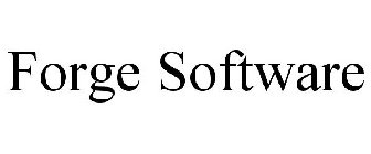 FORGE SOFTWARE