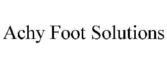 ACHY FOOT SOLUTIONS