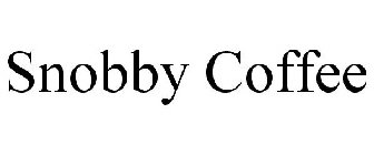 SNOBBY COFFEE