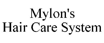 MYLON'S HAIR CARE SYSTEM