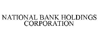 NATIONAL BANK HOLDINGS CORPORATION