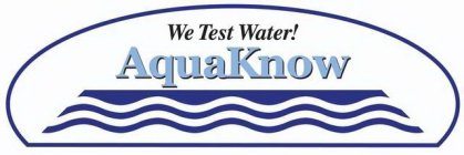 WE TEST WATER! AQUAKNOW