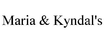 MARIA & KYNDAL'S