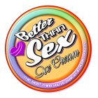 BETTER THAN SEX ICE CREAM THE BEST THING YOU'VE EVER PUT IN YOUR MOUTH