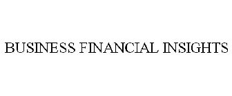 BUSINESS FINANCIAL INSIGHTS
