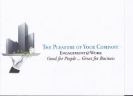 THE PLEASURE OF YOUR COMPANY ENGAGEMENT @ WORK GOOD FOR PEOPLE ... GREAT FOR BUSINESS