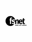 FSNET NEWS ART CULTURE
