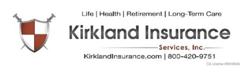 LIFE HEALTH RETIREMENT LONG-TERM CARE KIRKLAND INSURANCE SERVICES, INC. KIRKLANDINSURANCE.COM 800-420-9751