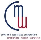 CMW CMW AND ASSOCIATES CORPORATION COMMITMENT · MISSION · WORKFORCE