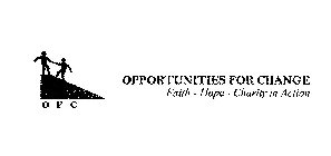 O F C OPPORTUNITIES FOR CHANGE FAITH - HOPE- CHARITY IN ACTION