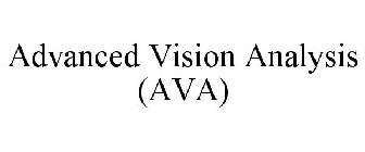 ADVANCED VISION ANALYSIS (AVA)
