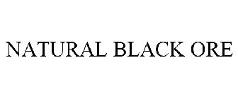 NATURAL BLACK ORE