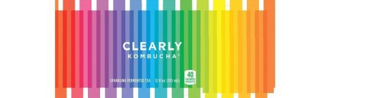 CLEARLY KOMBUCHA SPARKLING FERMENTED TEA12 FL OZ (355 ML) 40 CALORIES PER BOTTLE