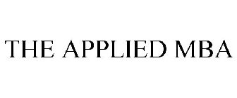THE APPLIED MBA