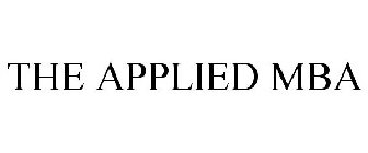 THE APPLIED MBA