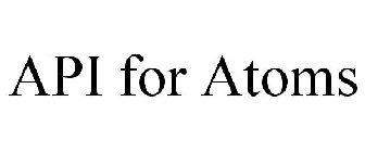 API FOR ATOMS