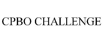 CPBO CHALLENGE