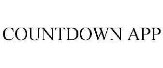 COUNTDOWN APP