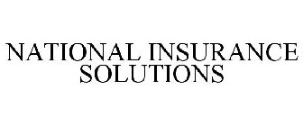 NATIONAL INSURANCE SOLUTIONS