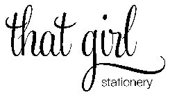 THAT GIRL STATIONERY