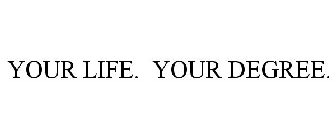 YOUR LIFE. YOUR DEGREE.