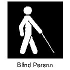 BLIND PERSON