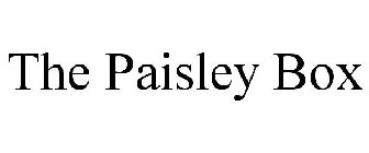 THE PAISLEY BOX