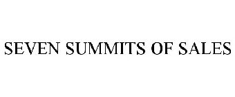 SEVEN SUMMITS OF SALES