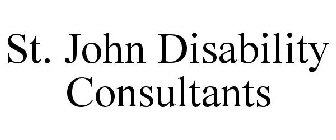 ST. JOHN DISABILITY CONSULTANTS
