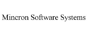 MINCRON SOFTWARE SYSTEMS